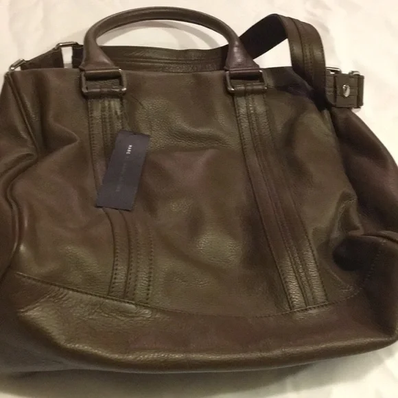 Marc Jacobs Brown Leather Purse NEW w/Tags & Duster Bag Gorgeous Marc Jacobs Bag - Picture 8 of 15